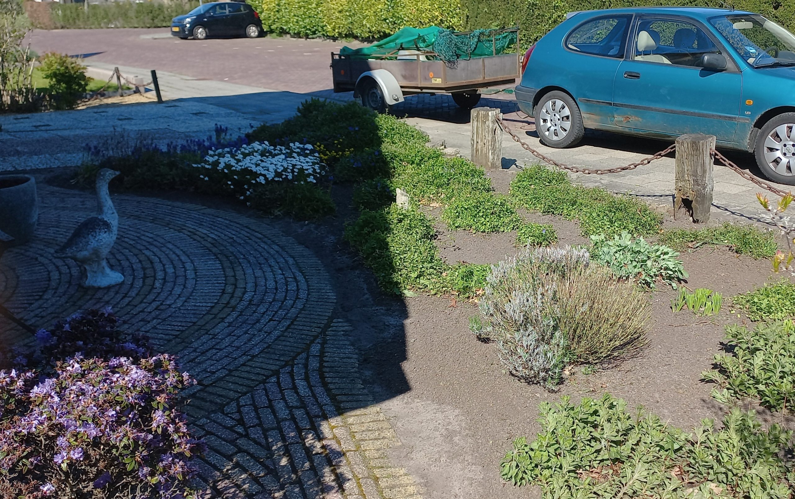 Tuinonkruidvrij maken in Hommerts